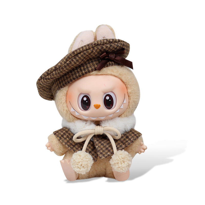 Brown Beret & Cape Set